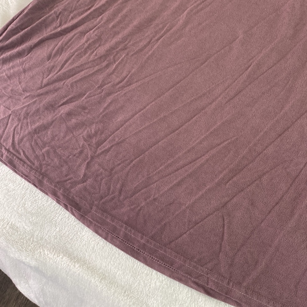 Simply Southern velvet mauve bell sleeve midi dress - Picture 17 of 17